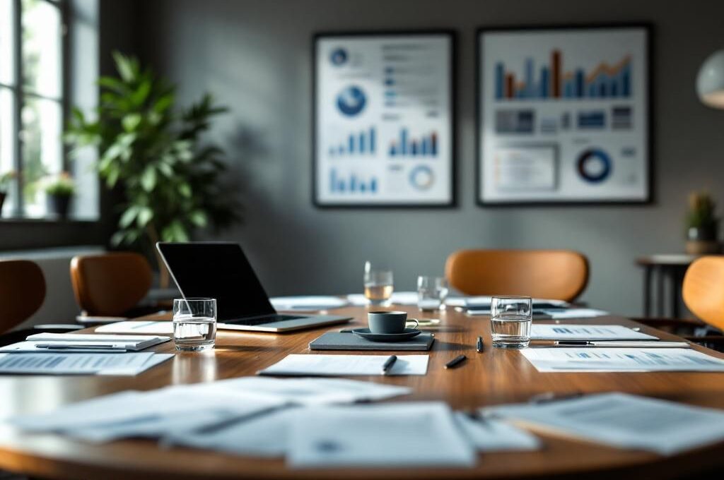 bureau salle de réunion en pause